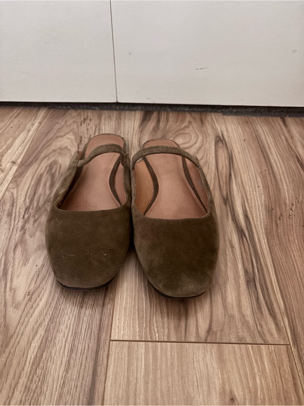 Madewell Olive Suede Mules